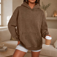 Kaja™ Oversize-Hoodie mit Kängurutasche in Braun