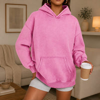 Kaja™ Oversize-Hoodie mit Kängurutasche in Rosa