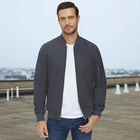 Dominus™ Jacke mit Strategischen Taschen und Premium-Passform in Dunkelgrau