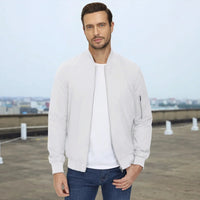 Dominus™ Jacke mit Strategischen Taschen und Premium-Passform in Weiß