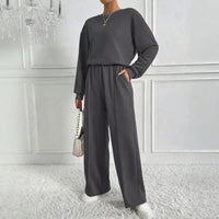 Nobile™ Premium Sweatanzug mit Minimalistischem Design in Dunkelgrau