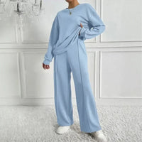 Nobile™ Premium Sweatanzug mit Minimalistischem Design in Hellblau