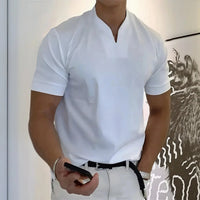 Aureon™-T-Shirt mit Schmaler Passform und Minimalistischem Design in Weiß