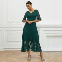 Celira™ Kleid mit Raffiniertem Floral-Design in Grün