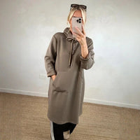 Dalen™ Hoodie im Kleidstil mit Urbanem Design in Khaki