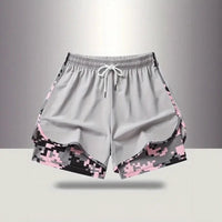 Corelle™ Shorts mit integriertem Innenfutter und maximalem Komfort in Hellgrau