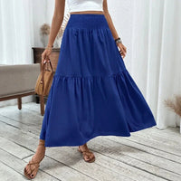 Mireya™-Rock mit Mehrlagigem Aufbau und Weitem Schnitt in Blau