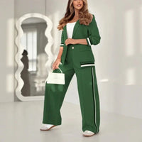 Rovelle™ Set mit Anzug-Design und Makelloser Eleganz in Olivgrün
