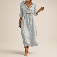 Almare™ Kleid mit Natürlicher Leichtigkeit und Absolutem Komfort in Grau