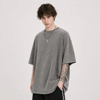 Riven™ Oversized T-Shirt mit Zeitlosem Stil in Grau
