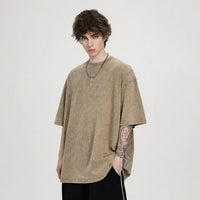 Riven™ Oversized T-Shirt mit Zeitlosem Stil in Khaki