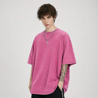 Riven™ Oversized T-Shirt mit Zeitlosem Stil in Rosérot