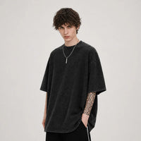 Riven™ Oversized T-Shirt mit Zeitlosem Stil in Schwarz