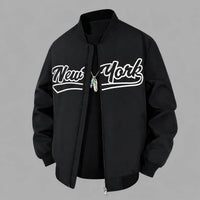 Bronx™ Varsity-Jacke mit Modernem Schnitt in Schwarz