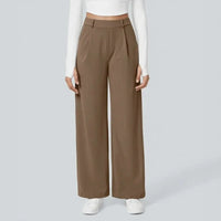 Monarcelle™ Hose Mit Fließender Passform und Minimalistischem Design in Camel