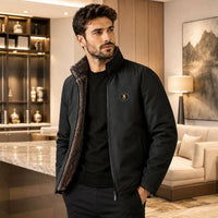 Ironcliff™ Jacke Mit Samtweichem Innenfutter und Premium-Finish in Schwarz