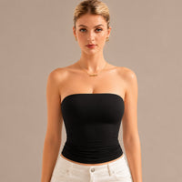 Belisse™ Bandeau-Top mit Figurbetontem Sitz und Premium-Komfort in Schwarz