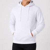 Drenor™ Kapuzenpullover Mit Moderner Passform in Weiß