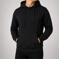 Drenor™ Kapuzenpullover Mit Moderner Passform in Schwarz