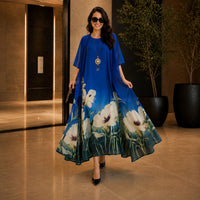 Florenza Kleid & Sheer Overlay Set / Mühelose, vielseitige Eleganz für alle Jahreszeiten! in Grün