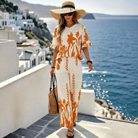 Veridiane™ Set mit Kurzarmoberteil und Gerader Hose in Orange