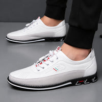 Milan™ Premium-Ledersneaker mit Schnellverschluss-System in Weiß
