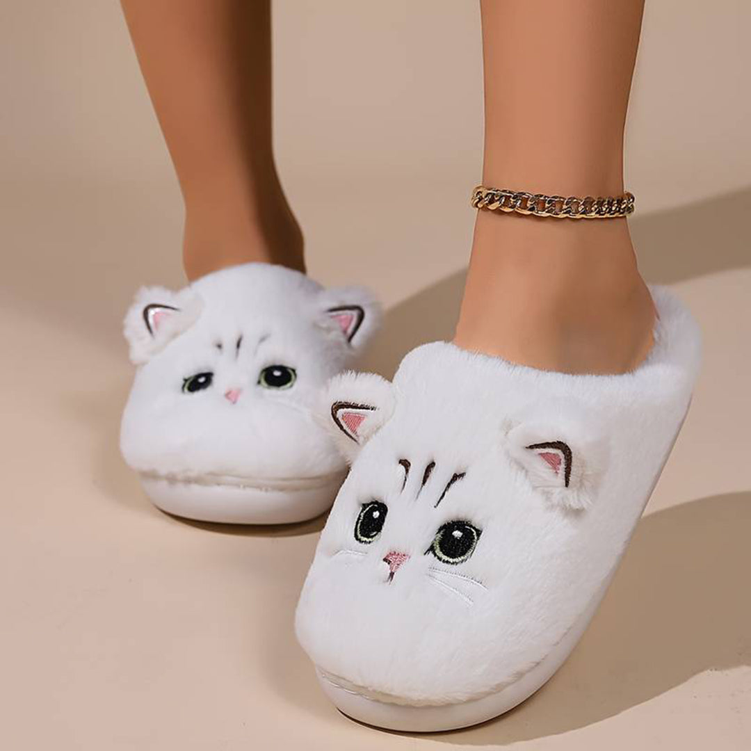 ROMÉE - Gemütliche Katzenpantoffeln für warme Füße