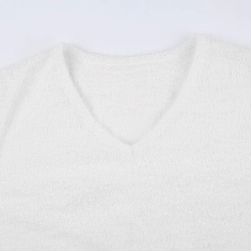 V-Ausschnitt Soft Feel Top