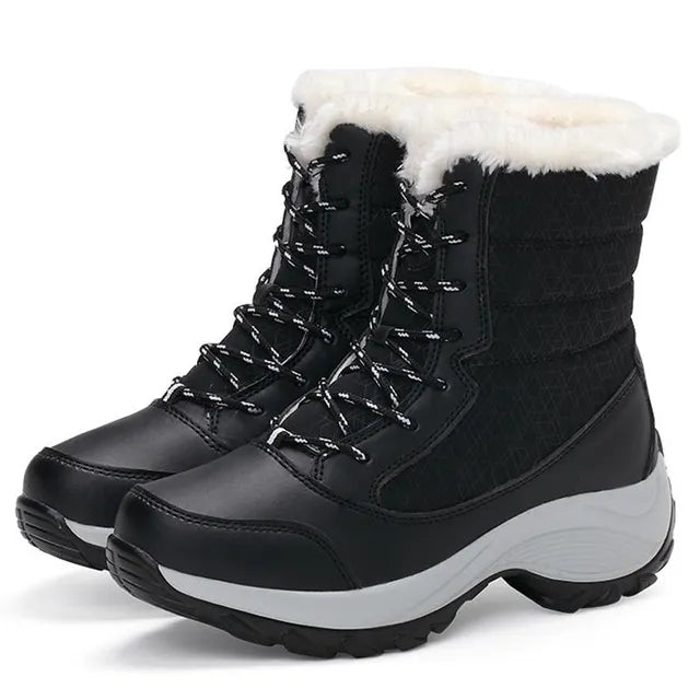 Warme Schneeboots mit Rutschfestem Winterdesign für Damen | Ideal für das tägliche Tragen