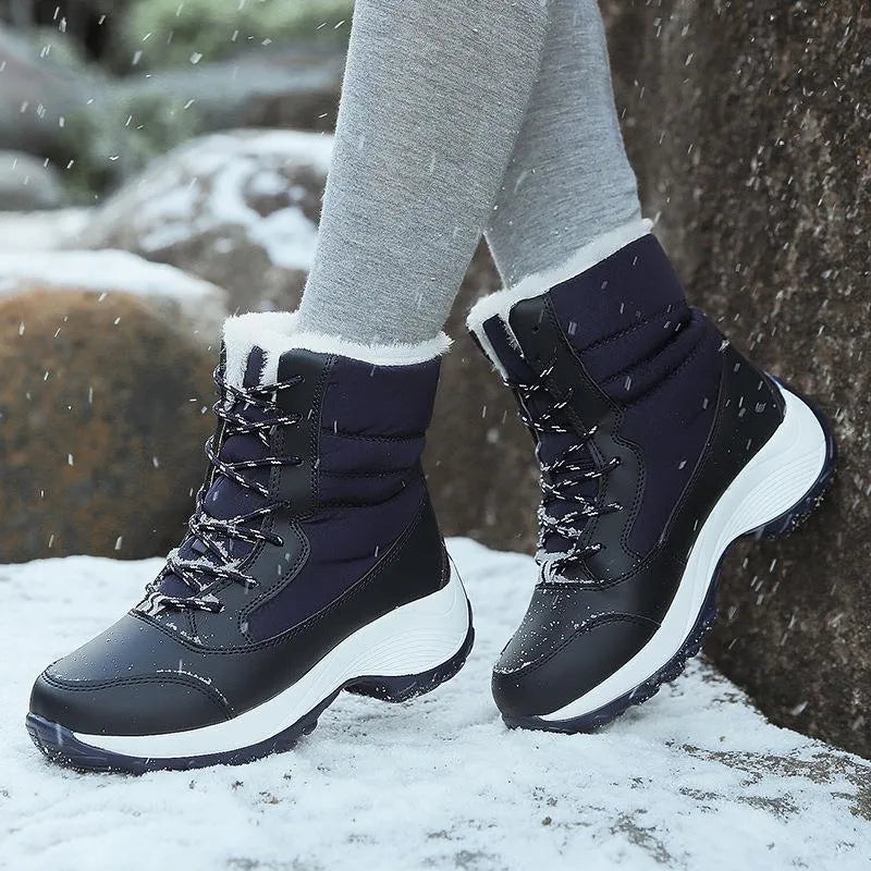Warme Schneeboots mit Rutschfestem Winterdesign für Damen | Ideal für das tägliche Tragen
