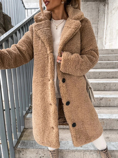 Fluffig Wintermantel für Damen