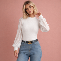 Elegante Bluse mit femininer Ausstrahlung für Damen | Martha in Weiß