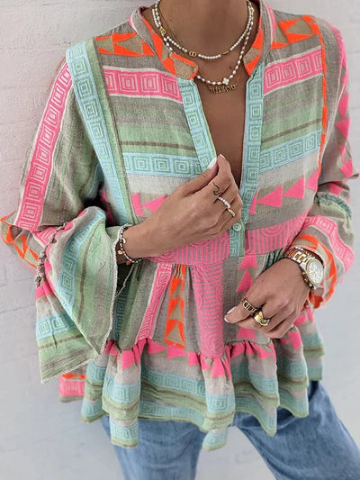 Brugh® | Geometrische Bluse für Frauen