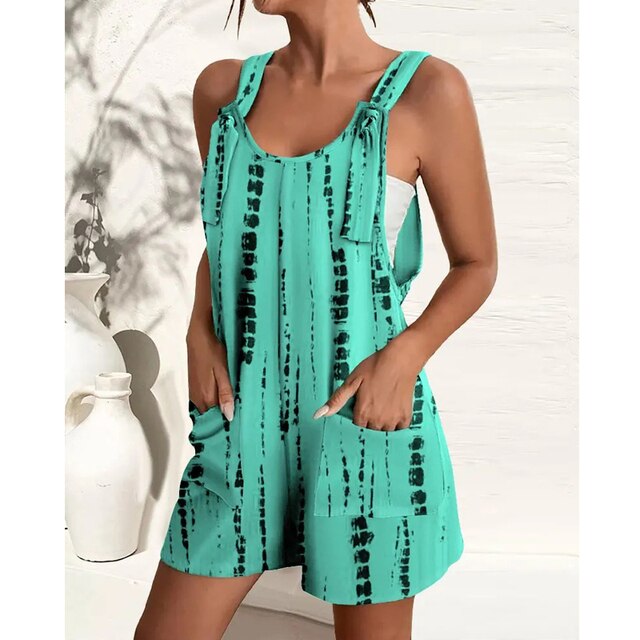 Iseo | Modische Kurze Overall-Hose