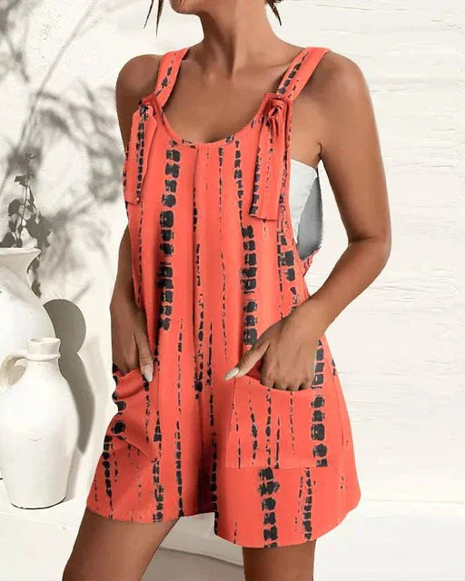 Iseo | Modische Kurze Overall-Hose