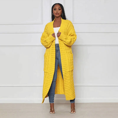 CELESTINA - Elegante lange Strickjacke für einen atemberaubenden Look