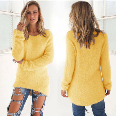 AMELIA - Gemütlicher Plüsch-Pullover