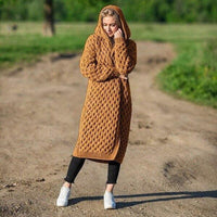 NIKITA - Bequeme strickjacke in Gelb