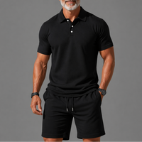 Richy | Stilvolles Polo-Set für Herren in Schwarz