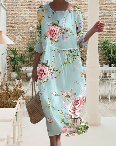 Jesicka | Elegantes geblumtes Kleid für Damen