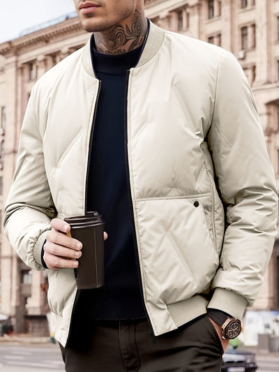 Warme Fleece-Winter-Steppjacke für Herren | Ideal für den Winter