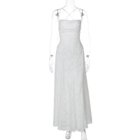 Fleur | Damen Abendkleid Blumendruck Elegant Festlich Romantisch in Weiß