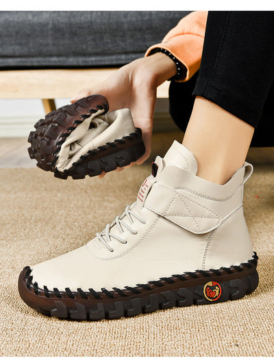 Cosina | Leder-Warmfutter Anti-Rutsch Kurzstiefel