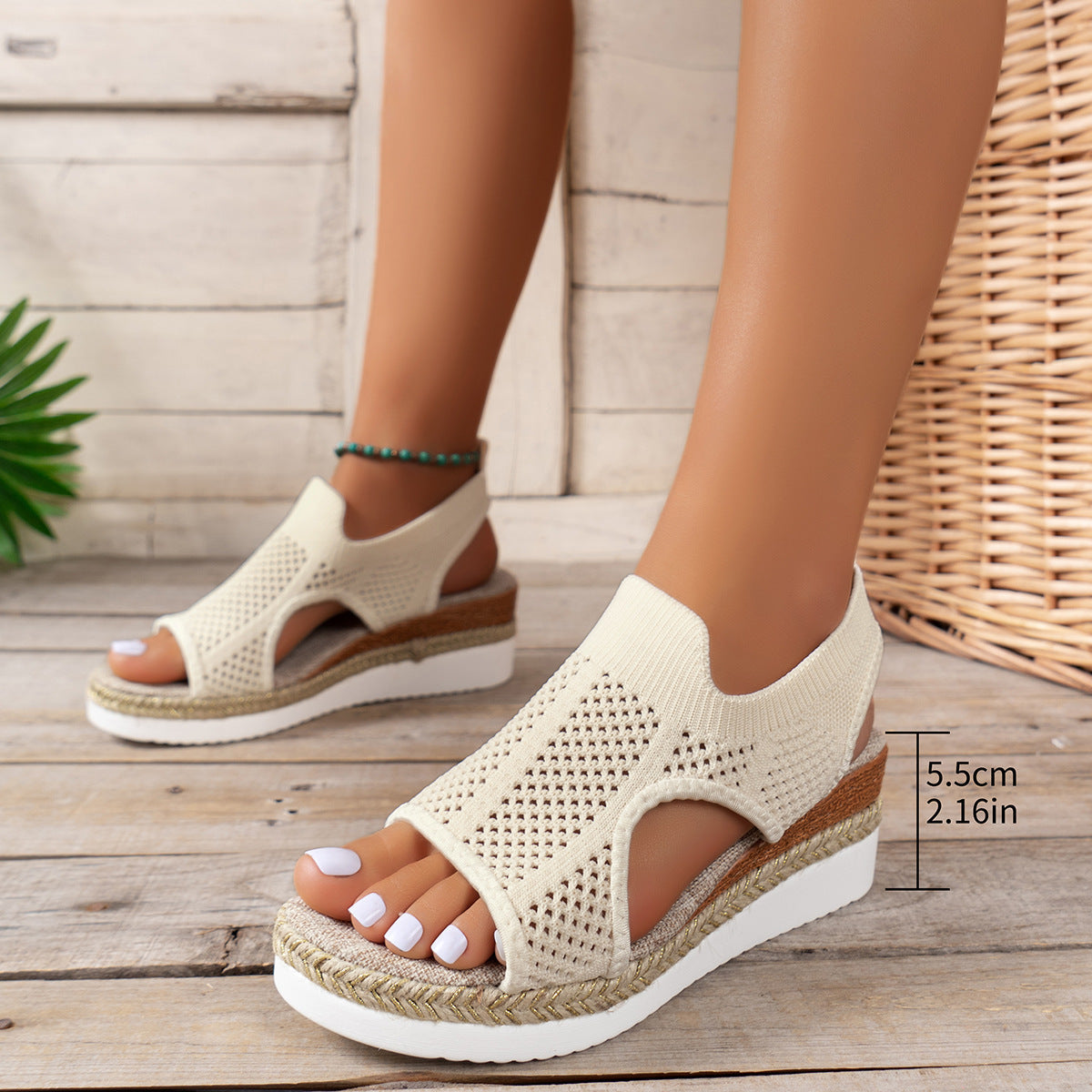 Holley | Bequeme Sommer Keilsandalen für Damen