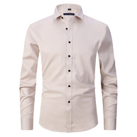 Felix™ - Knitterfreies Hemd in Beige