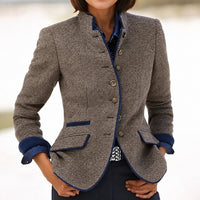 Kaelyn - Elegante Damenjacke mit Taschen in Khaki