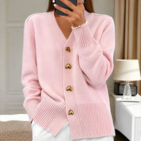 Annalee - Schicke Love Button Damenjacke in Hellrosa
