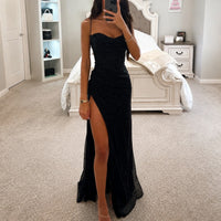 Alina - Stilvolles Korsettkleid in Schwarz