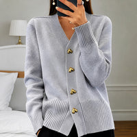 Annalee - Schicke Love Button Damenjacke in Grau