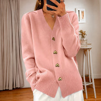 Annalee - Schicke Love Button Damenjacke in Rosa